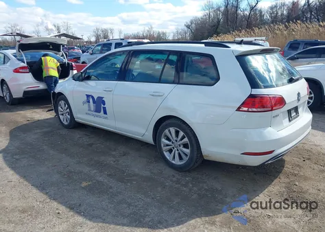 2019 Volkswagen Golf Sportwagen 1.8T S z USA, uszkodzony, nr VIN 3VW217AU0KM500866